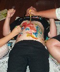 Painted tummy